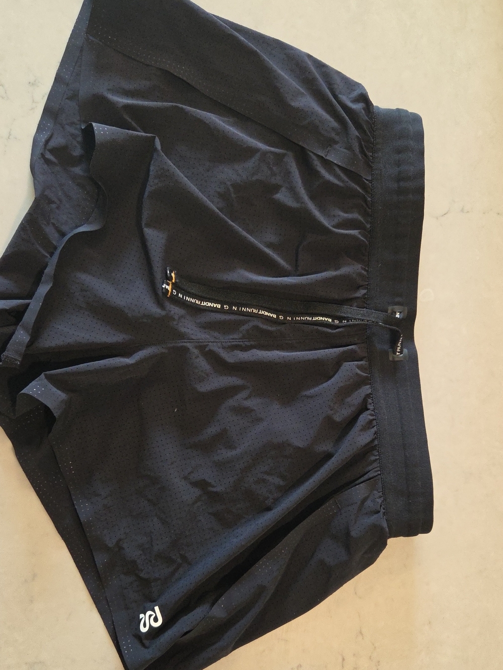 Black Women's Athletic Shorts with Drawstring Waist